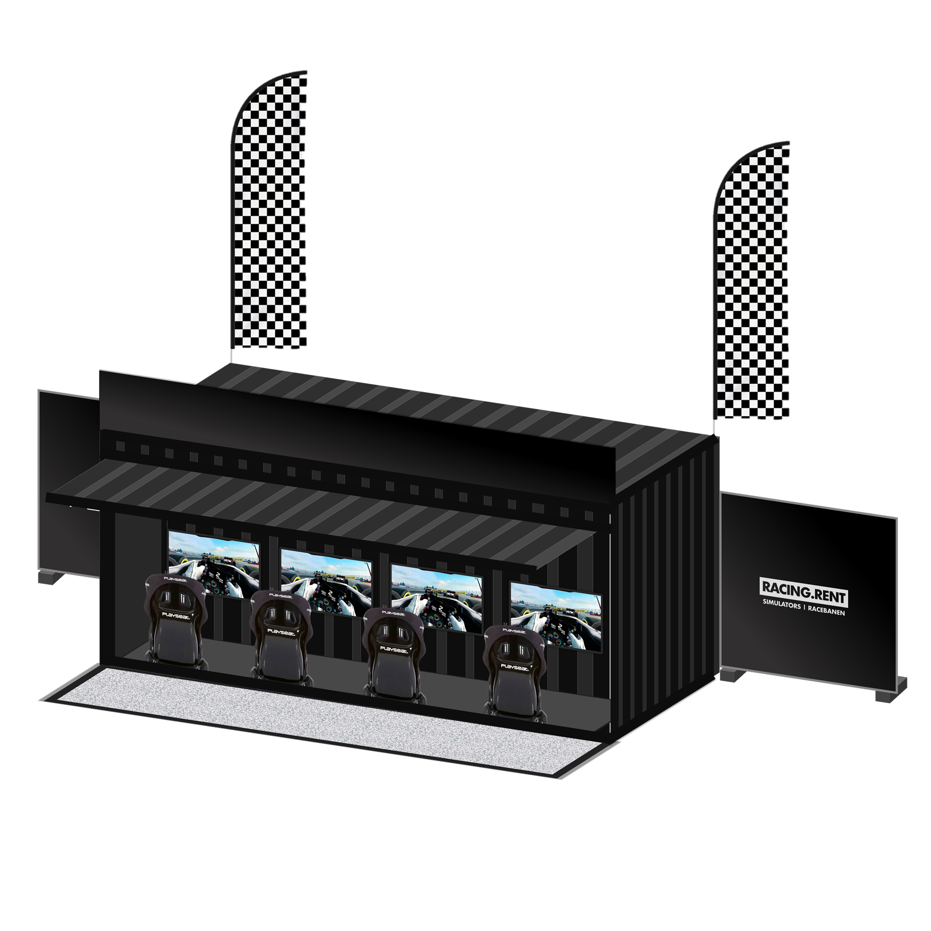 Simrace container