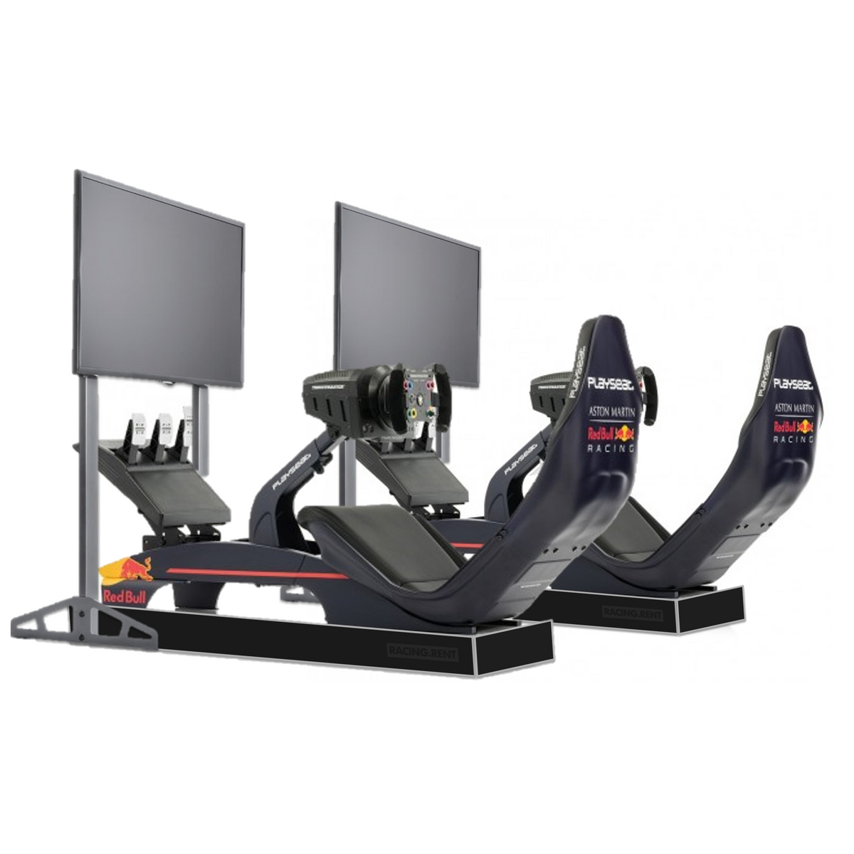 2x Red Bull Racing, playseat simulator –