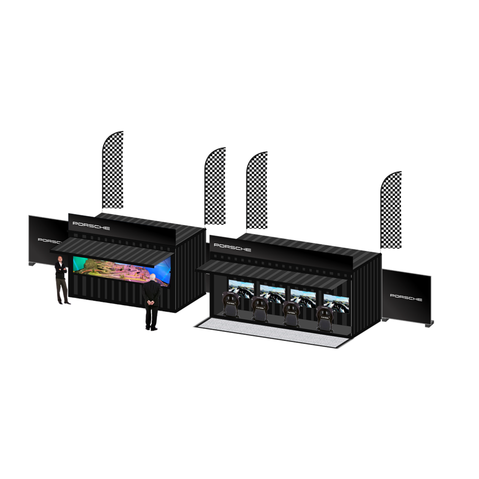 Sim + Slotrace container