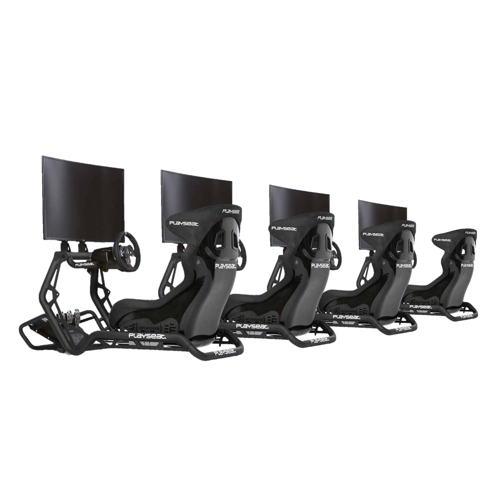 4x GT playseat simulator zwart