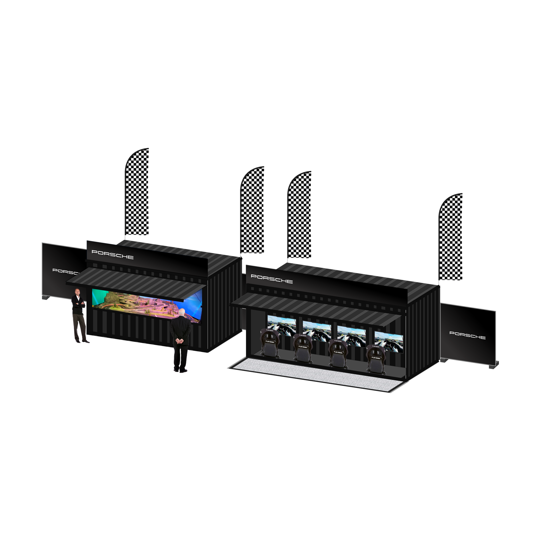 Sim + Slotrace container